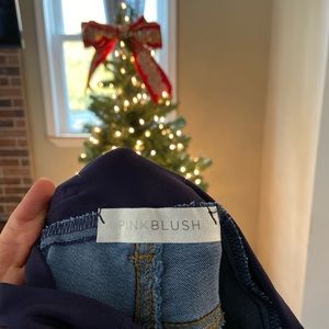 Maternity pink blush jeans